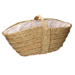 Vacchetti Borsa paglia naturale cm70x35h30/35