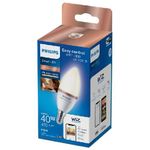 Philips LED Lampadina Smart Dimmerabile Luce Bianca Calda Attacco E14 40W Candela