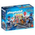 Playmobil City Action Posto di blocco della Polizia