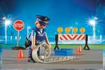 Playmobil-Posto-Di-Blocco-Della-Polizia-