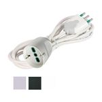 FANTON 92650 prolunghe e multiple 3 m 1 presa(e) AC Interno Bianco