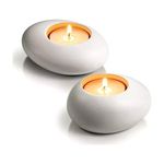 Tescoma Supporto Tealight Stone Bianco 2 Pezzi Fancy