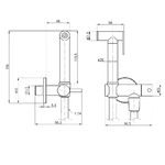 Idroscopino-wc-doccetta-ottone-portatile-shutoff-monogetto-con-leva-ogomondo-kit-----finitura--nero-tondo-confezione-1