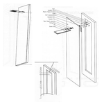 Soffione-doccia-a-parete-acciaio-inox-punta-quadrata-con-cascata