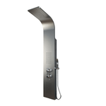 Colonna doccia 3 funzioni acciaio inox 2 bocchette idro lombari l20xp44xh140 001b *** finitura- spazzolato, confezione 1