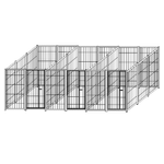 3 box per cani da esterno con zincatura a caldo ciascuno da 300x200x altezza 180 centimetri