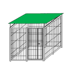 Recinzione da esterno con copertura zincatura a caldo da 200x200x altezza 180 cm