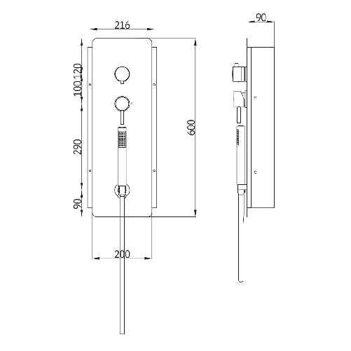 Wall-kit-a-parete-da-incasso-a-muro-acciaio-inox-cromato-lucido-deviatore-doccetta-doccia-----confezione-1