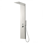 Colonna doccia attrezzata easy in acciaio inox cascata cromo lucido 150x23x53 *** confezione 1