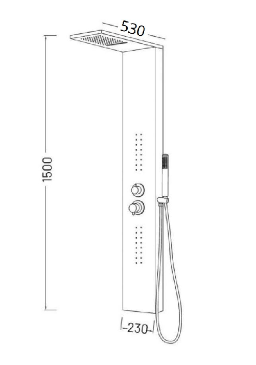 Colonna-doccia-attrezzata-easy-in-acciaio-inox-cascata-cromo-lucido-150x23x53-----confezione-1