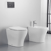 Coppia-sanitari-fun-a-pavimento-vaso-e-bidet-sedile-frizionato