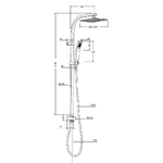 Colonna-doccia-attrezzata-acciaio-inox-cromato-soffione-quadro-doccetta-----confezione-1