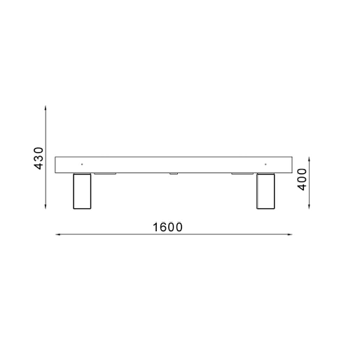 Panca-da-giardino-modello-roma-in-acciaio-lunghezza-160-cm