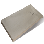 Piatto doccia beige mineral marmo resina antiscivolo h4 cm *** misure l120 x p70 x h4 cm, confezione 1