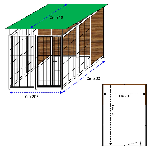 Box-per-cani-da-esterno-coperto-e-retro-in-legno-zincatura-a-caldo-da-200x200xh180-cm