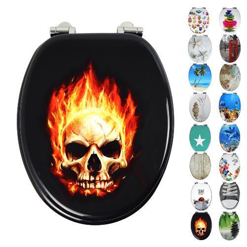 Sedile-copri-wc-universale-frizionato-fantasia-mdf-chiusura-rallentata-----fantasia-fire-skull-confezione-1