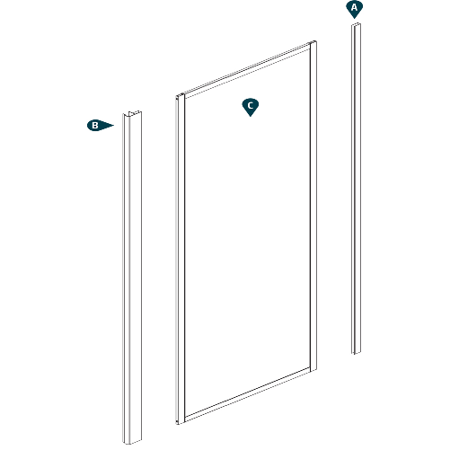 Ogomondo-cabina-doccia-book-3-lati-cristallo-temprato-trasparente-70x70x70