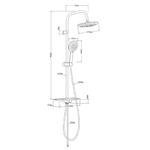 Colonna-doccia-attrezzata-008-ottone-cromato-2-funzioni-soffione-doccetta-tonda-----pezzi-1