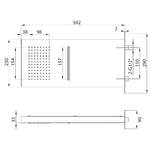 Soffione-doccia-a-parete-acciaio-inox-punta-quadrata-con-cascata-----confezione-1