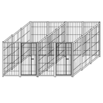 2 box per cani da esterno con zincatura a caldo ciascuno da 300x200x altezza 180 centimetri