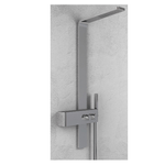 Colonna doccia 016 acciaio inox ad incasso spazzolato 2 funzioni top l50xp47xh130