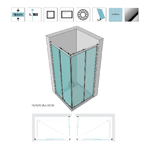 Box-doccia-angolare-con-ante-scorrevoli-profilo-cromato-4-millimetri-acidato-serigrafato-----misure-80x80x190h-cm-reg...