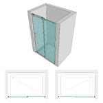 Porta-box-doccia-doppia-anta-scorrevole-gemma-cristallo-trasparente-8-millimetri-----misure-127-129xh200-cm-confezio...