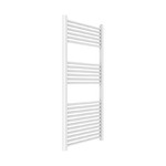 Termoarredo bianco per bagno in acciaio calorifero termosifone scaldasalviette *** misure h1200xl550xi500 23 tubi, pe...