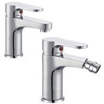 Miscelatore-rubinetto-bidet-cromato---miscelatore-rubinetto-lavabo-cromato