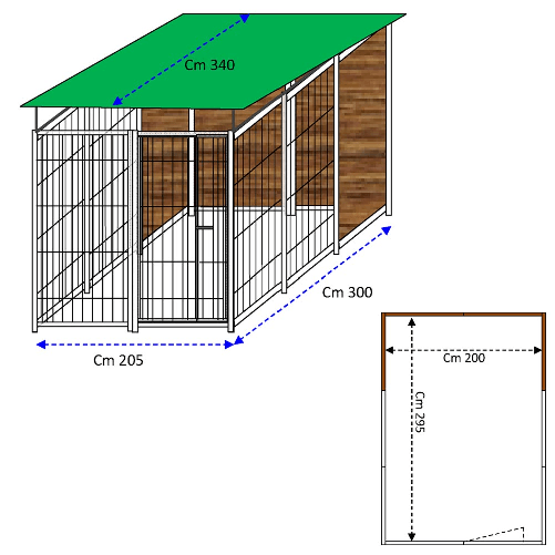 Box-per-cani-da-esterno-coperto-e-retro-in-legno-zincatura-elettrolitica-da-200x300xh180-cm