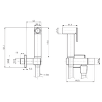 Idroscopino-wc-doccetta-ottone-portatile-shutoff-monogetto-con-leva-ogomondo-kit-----finitura--nero-quadro-confezione-1