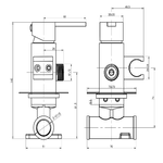 Ogomondo-kit-idroscopino-acqua-calda-e-fredda-shut-off-azionamento-a-leva-ottone-----finitura--cromato-quadro-confez...