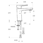 Miscelatore-rubinetto-africa-per-lavabo-in-ottone-colore-nero-con-piletta-----confezione-1