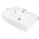 Ogomondo-top-lavabo-sospeso-in-materiale-marmo-resina-finitura-asfalto-----misure-100x46x15-cm-tinta-bianco-confezi...