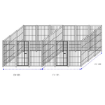 2-box-uniti-per-cani-da-esterno-con-zincatura-a-caldo-ciascuno-da-300x300xh180-cm