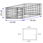 Box-per-cuccioli-in-rete-con-zincatura-a-caldo-dimensioni-200x200xaltezza-120-cm