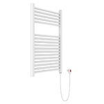 Termoarredo bagno scaldasalviette elettrico calorifero termosifone bianco lucido *** finitura- bianco lucido, misure ...