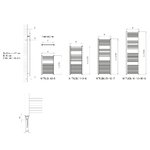 Termoarredo-bagno-scaldasalviette-elettrico-calorifero-termosifone-bianco-lucido-----finitura--bianco-lucido-misure-...