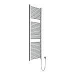 Termoarredo bagno scaldasalviette elettrico calorifero termosifone cromo lucido *** finitura- cromo lucido, misure h1...