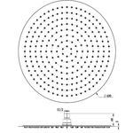 Soffione-doccia-tondo-acciaio-inox-2-mm-spessore-effetto-pioggia-varie-misure-bagno-----misure-diam.-400x2-mm-234-uge...