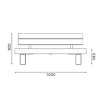 Panchina-da-giardino-modello-napoli-in-acciaio-lunghezza-100-cm