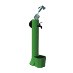 Sined Tritone Pro Fontana Per Innaffiare Il Giardino In Polietilene Ad Alta Resistenza Verde