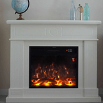 Caminetto-Fuego-Roberta-Blanco-1500w-a-Parete-Con-Cornice-Telecomando-e-Bruciatore-Bianco-Crema