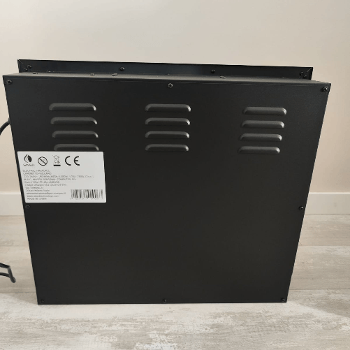 Mpc-Caminetto-Vulcano-Bruciatore-Elettrico-Led-Per-Camino-Da-1500w-Solo-Effetto-Fiamma-Nero