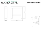 Xaralyn-Bolea-Cornice-In-Legno-Robusto-Mdf-Per-Caminetto-Da-Terra-Bianco