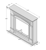 Tagu-Fm463we1-Cornice-Per-Caminetto-In-Legno-Per-Caminetto-Elettrico-Wenge