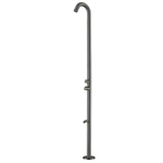 Sined-Quartu-Doccia-Per-Esterni-In-Acciaio-316l-Soffione-e-Lavapiedi-h-2289-Cm-Inox-Canna-Di-Fucile