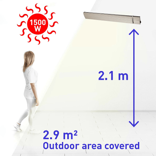 Sined-Calore-Bianco-1500-Riscaldatore-a-Infrarossi-In-Ceramica-Da-1500w-Bianco