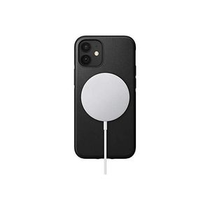 Nomad Modern Case MagSafe Nero in Pelle per iPhone 12 Mini