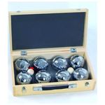 Bocce Petanca Blinky Set-2x4 Cassetta Legno Pz.8 Gr. 720